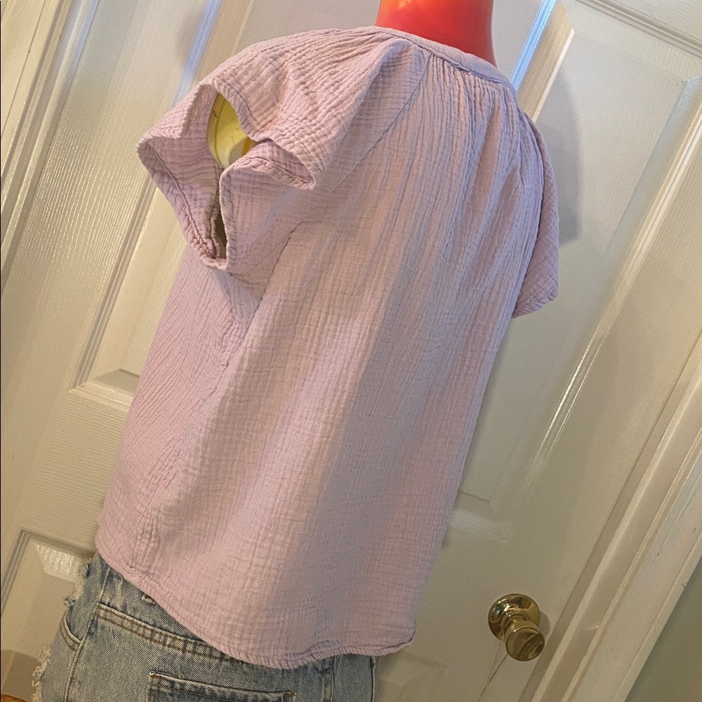 Universal Thread Lilac Textured Blouse - Picture 6 of 10
